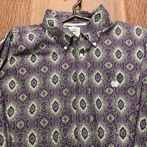Purple/Gray Cinch Men’s dress shirt L